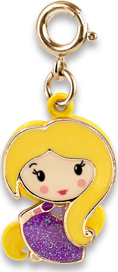 Gold Swivel Rapunzel Charm