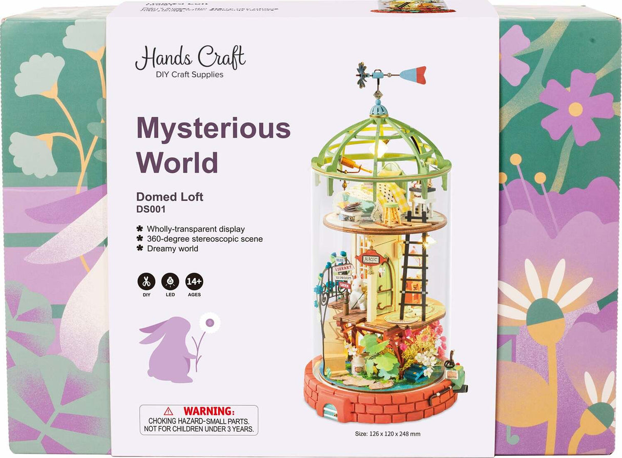 DIY Dollhouse Miniature House Kit - Domed Loft