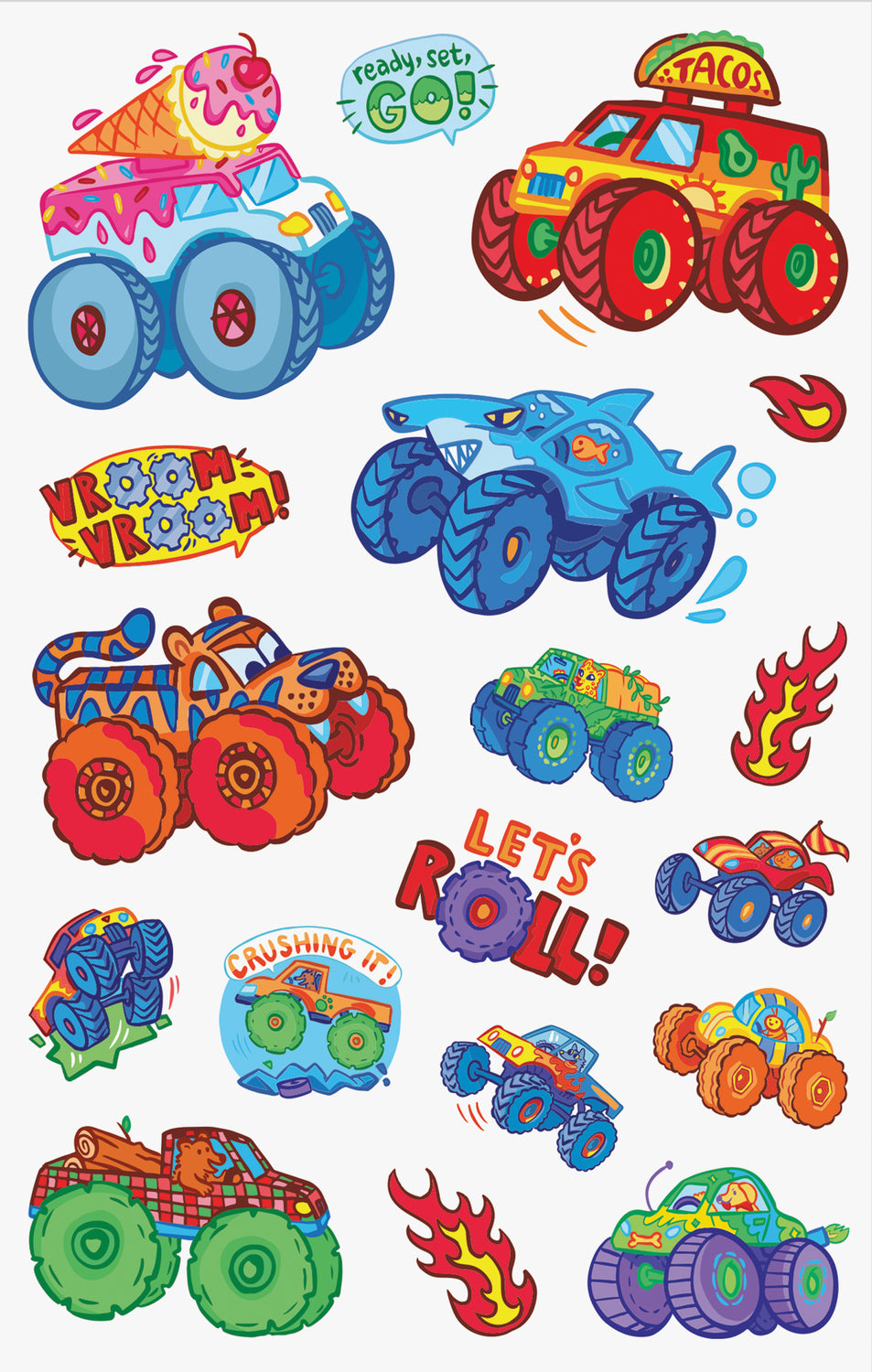 Stickiville Standard - Monster Truck (Hologram Epoxy)