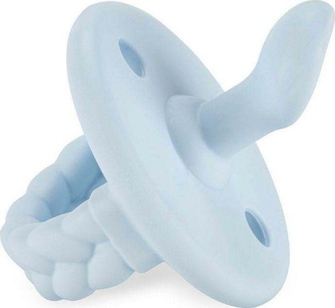 Sweetie Soother - 2-Pack Orthodontic Silicone Pacifiers (Sky & Surf 0-6M)