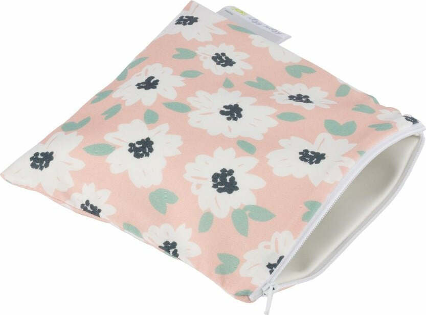 Snack Happens - Reusable Snack & Everything Bag (Playful Petals)