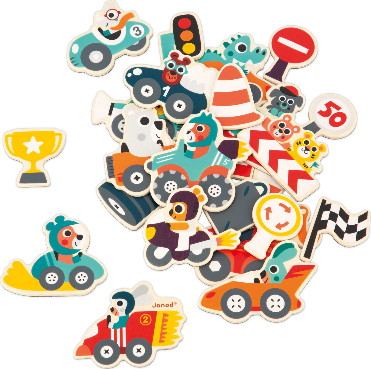 Car Magnets - 24 Pcs