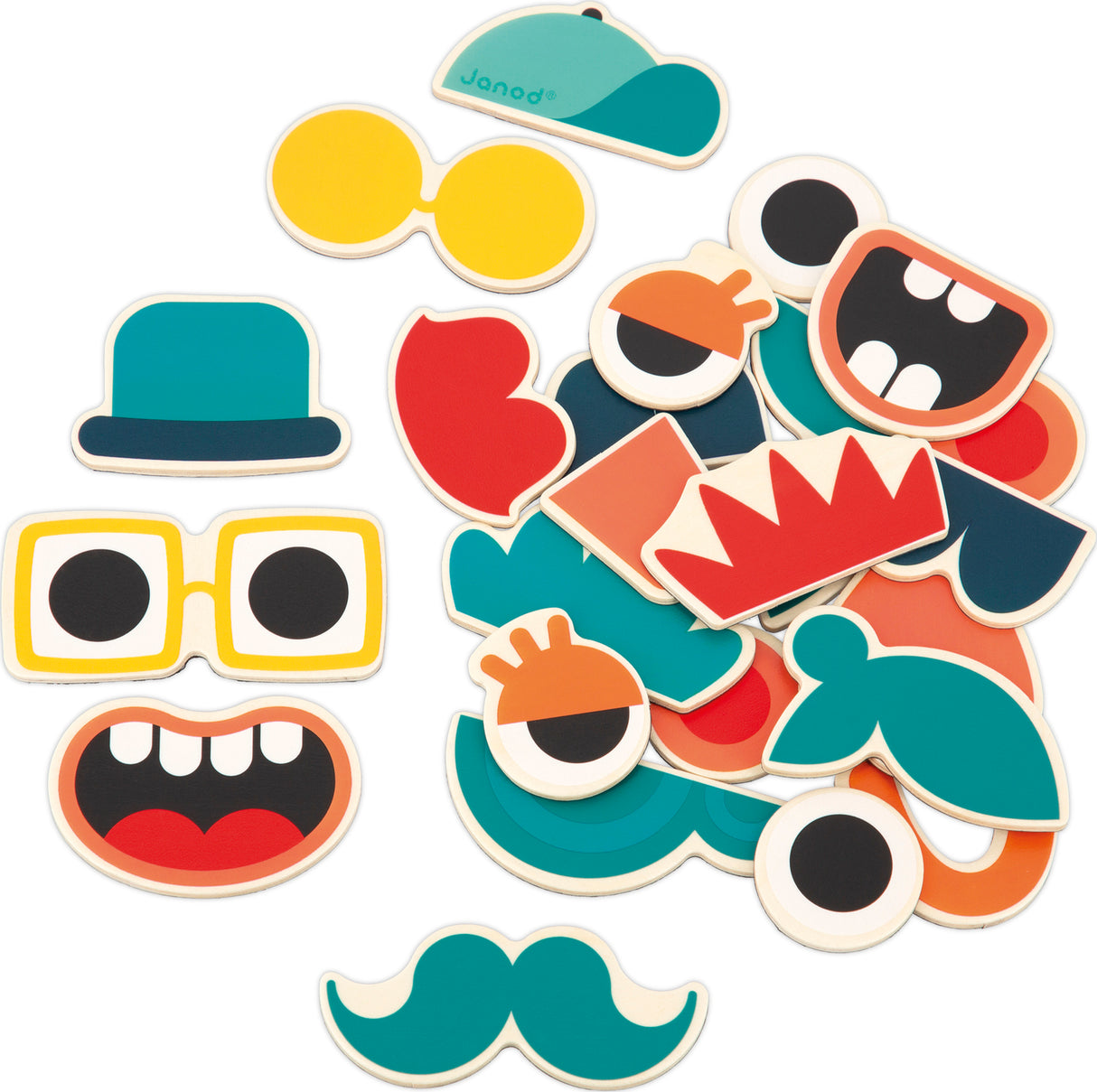 Mix and Match Portrait Magnets - 24 Pcs