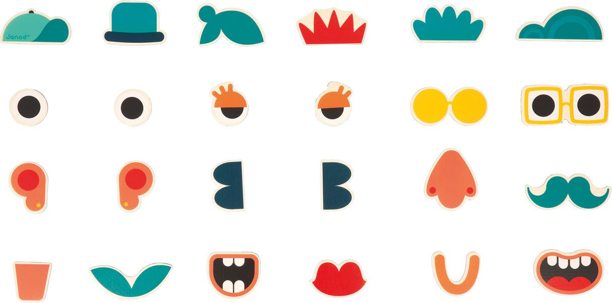 Mix and Match Portrait Magnets - 24 Pcs