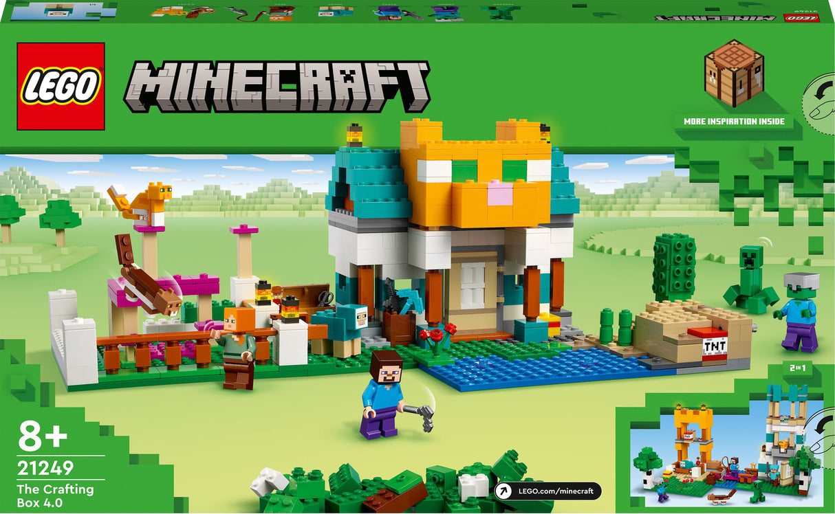 LEGO® Minecraft The Crafting Box 4.0 2 in 1 Set