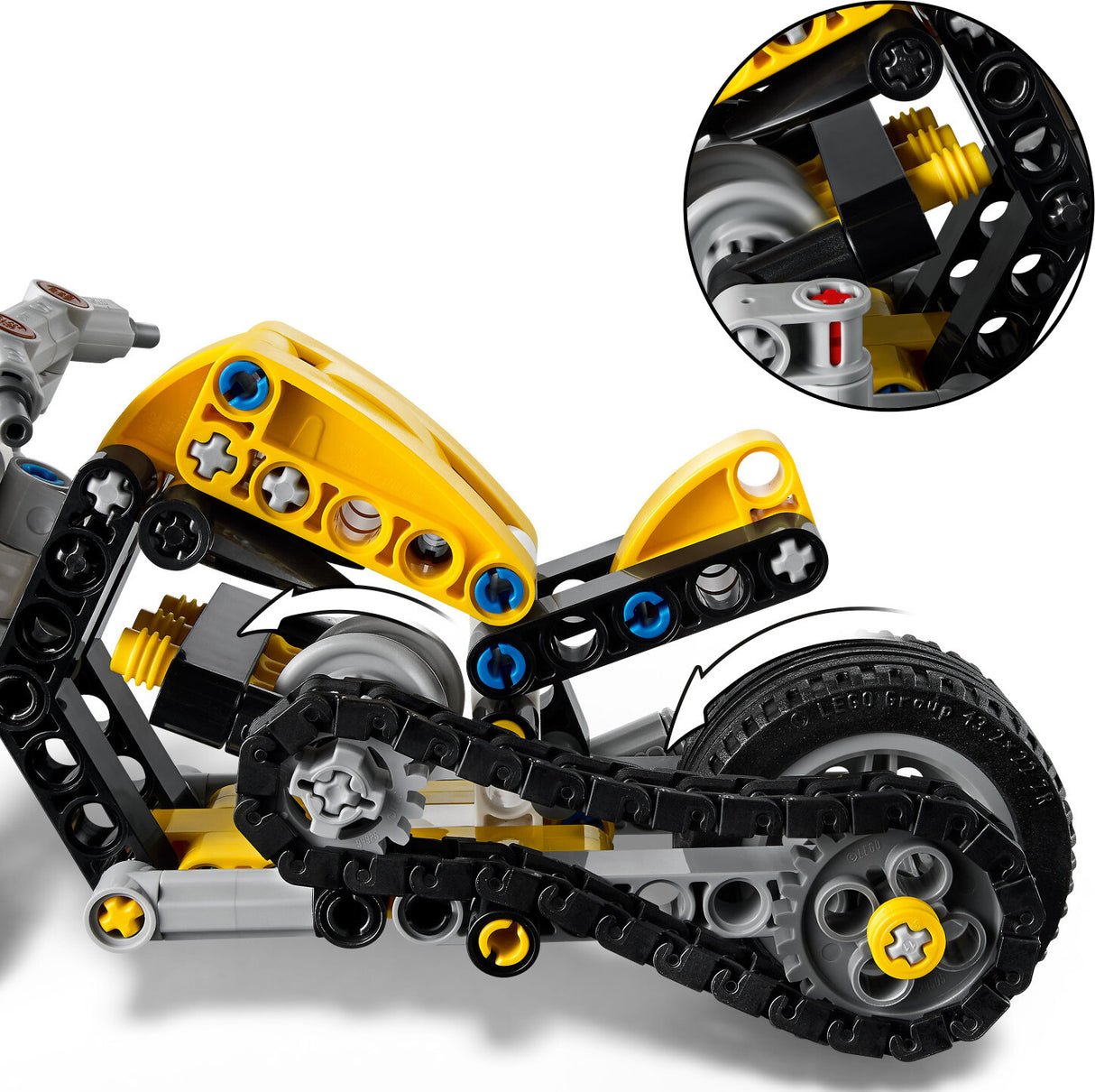 LEGO Technic: Yellow Motorcycle