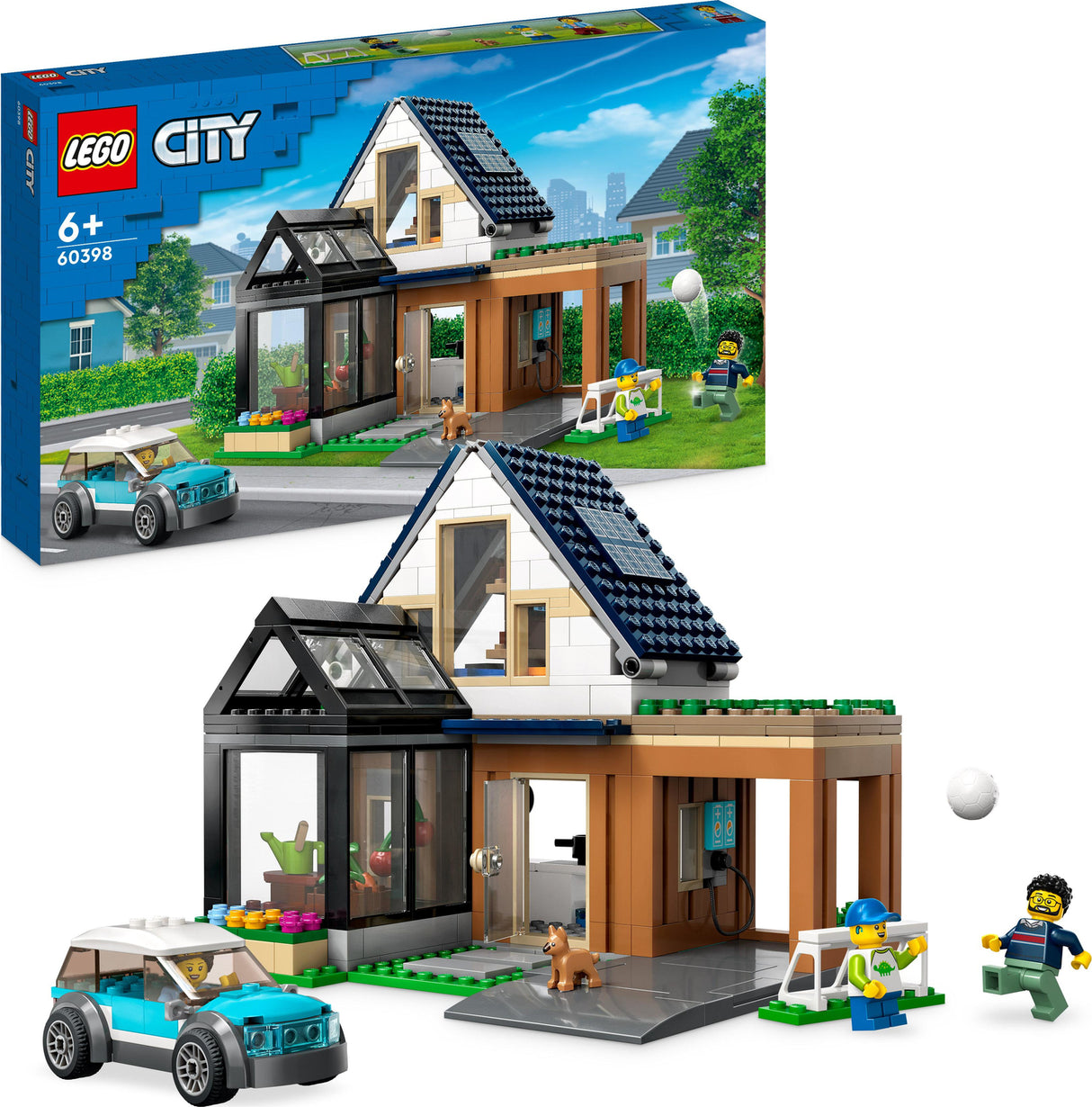 LEGO® City Family House and Electric Car Toys