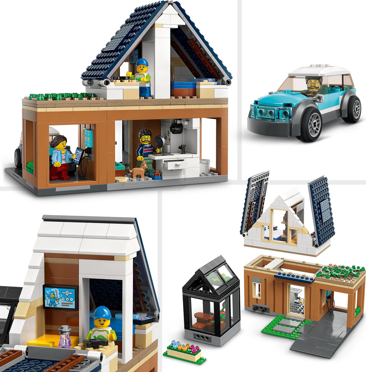 LEGO® City Family House and Electric Car Toys