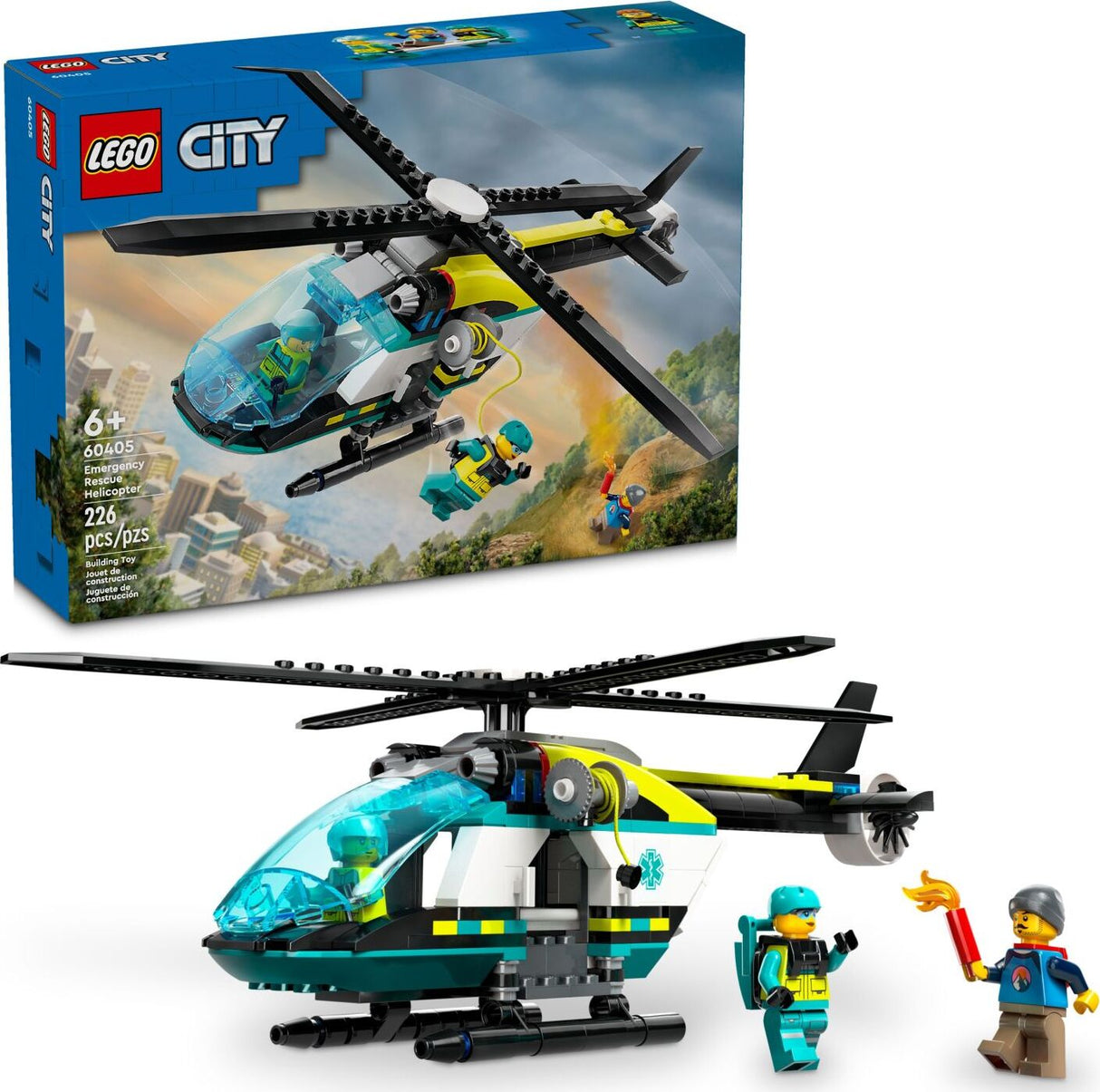 LEGO City Great Vehicles: Emergency Rescue Helicopter
