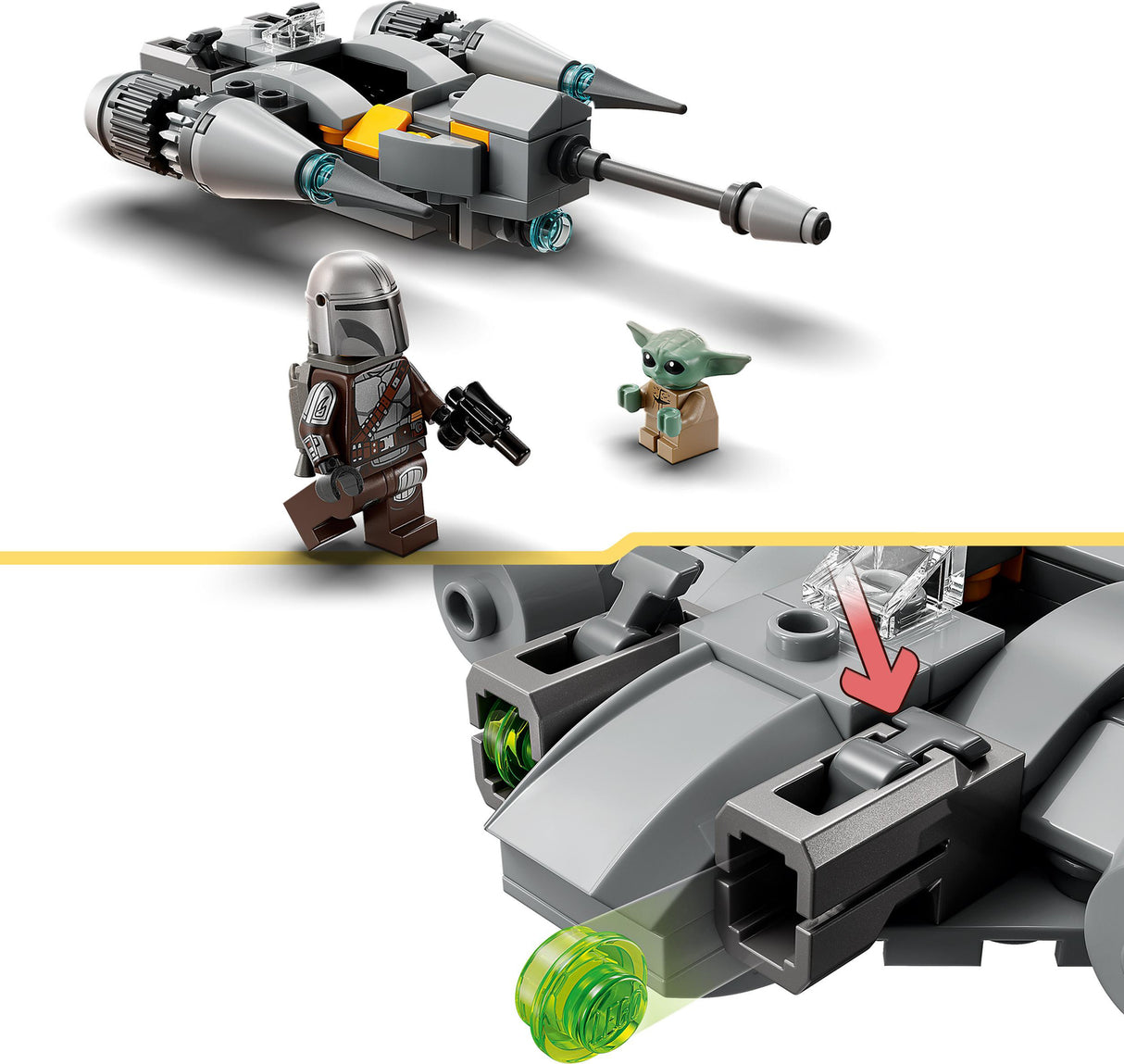 LEGO® Star Wars™ The Mandalorian N-1 Starfighter Microfighter