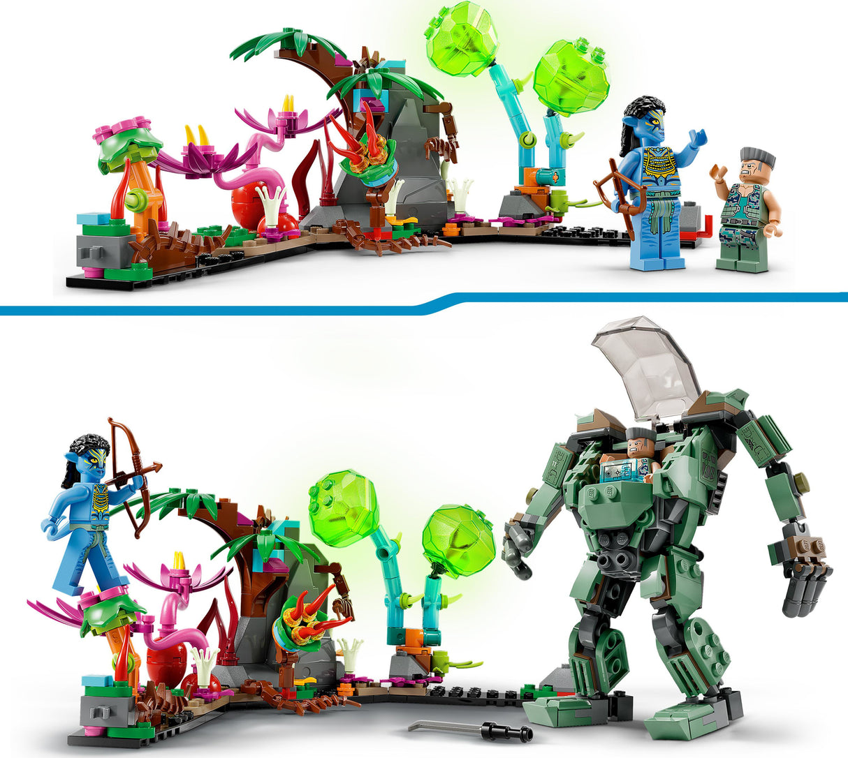 LEGO® Avatar Neytiri & Thanator vs. AMP Suit Quaritch