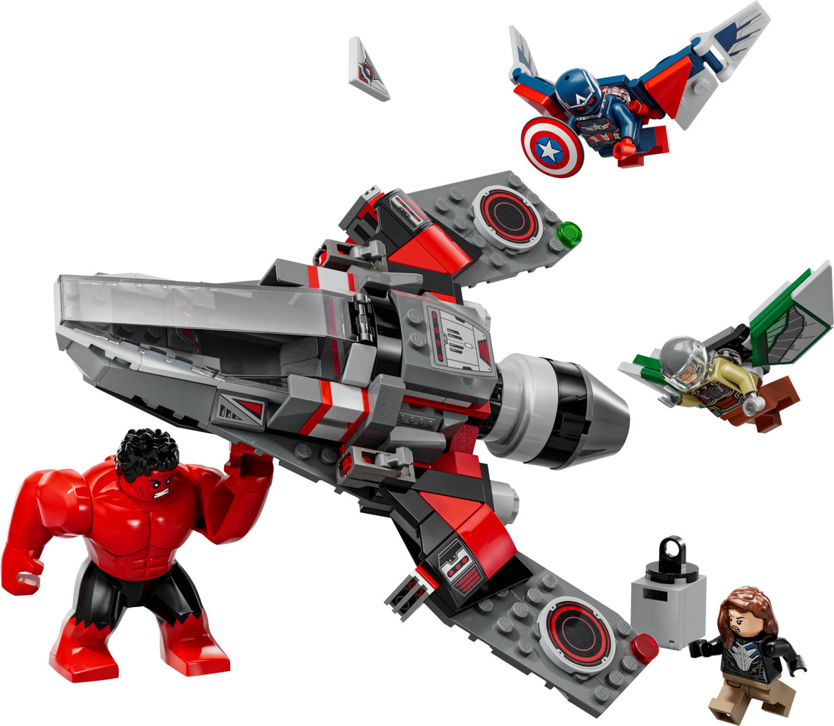 LEGO Super Heroes Marvel: Captain America vs. Red Hulk Battle