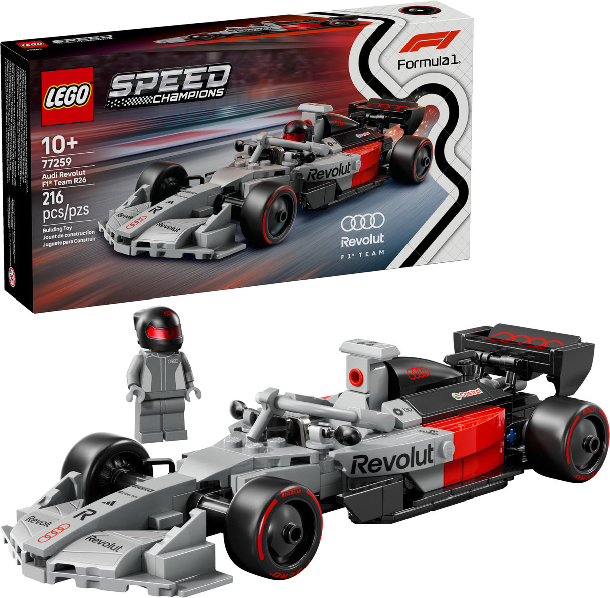 LEGO Speed Champions: Audi Revolut F1® Team R26 Race Car