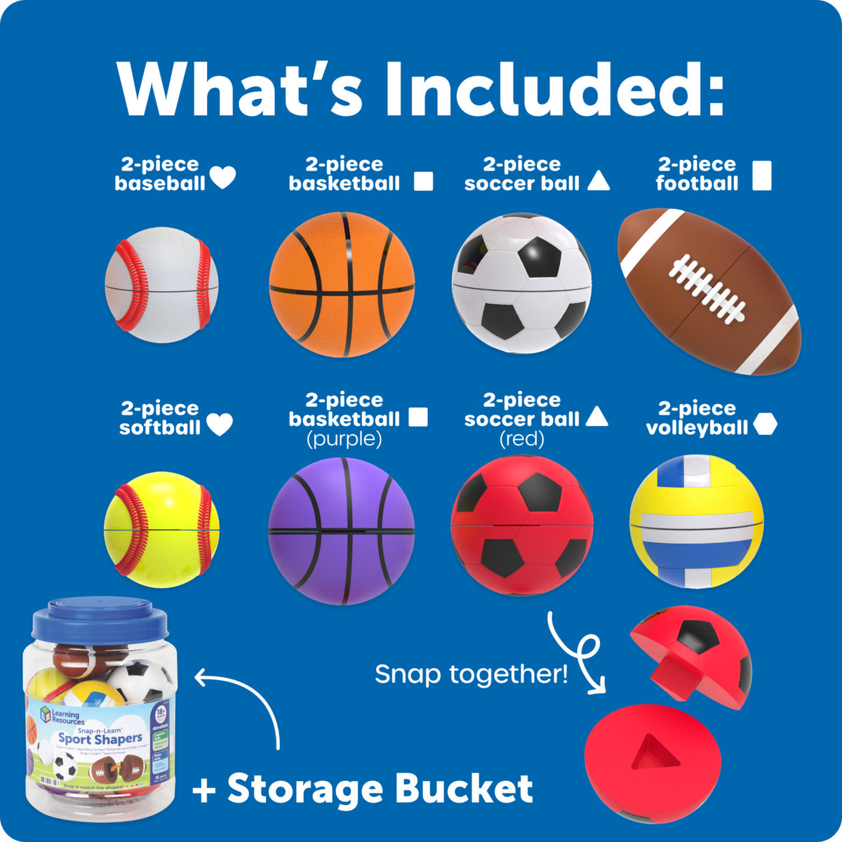 Snap-n-learn Sport Shapers