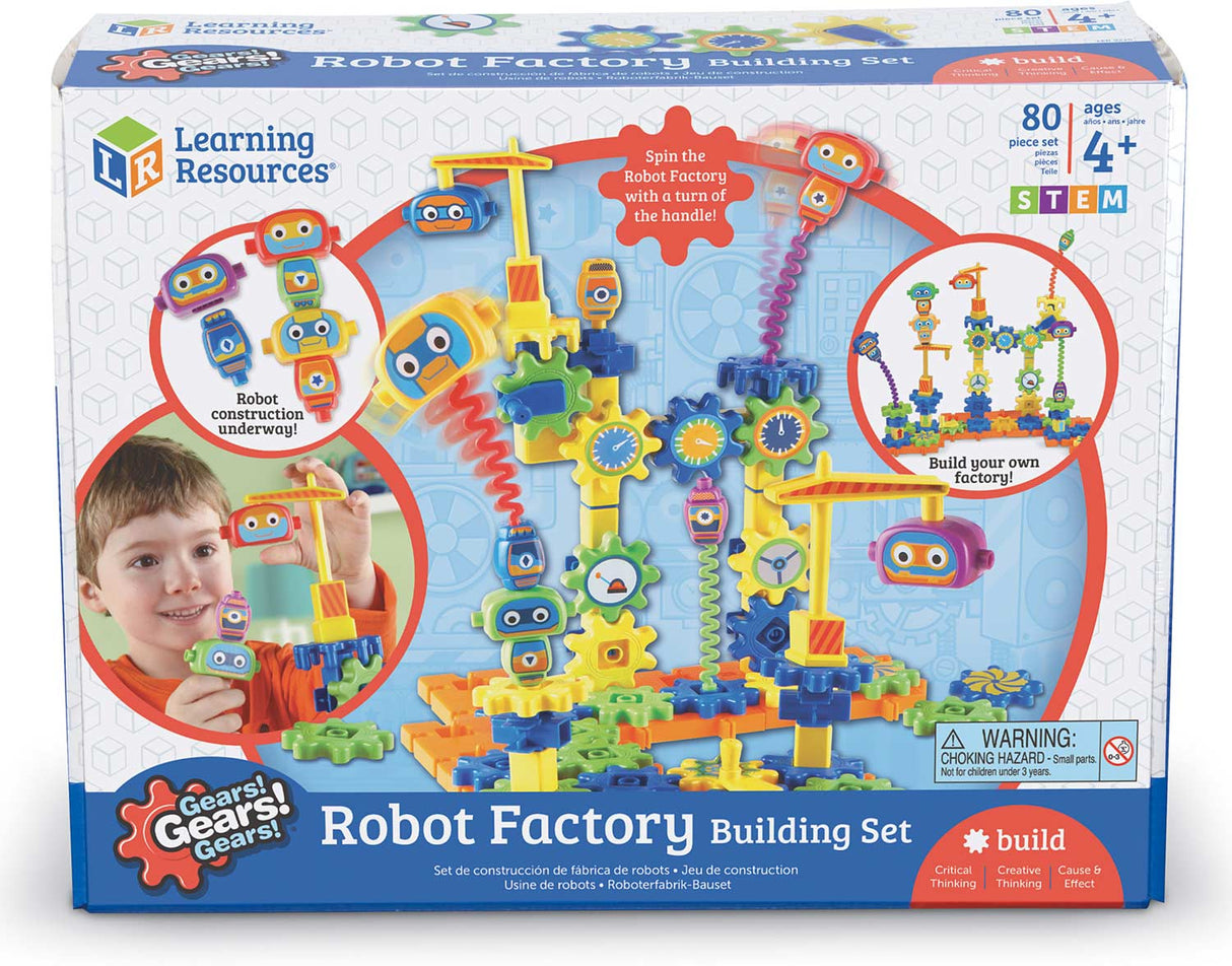 Gears! Gears! Gears! Robot Factory Building Set
