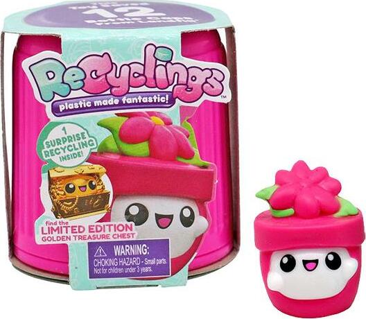 ReCyclings Bottle Cap Mystery Figure Pack (Recycled Pencil Toppers) (assorted)