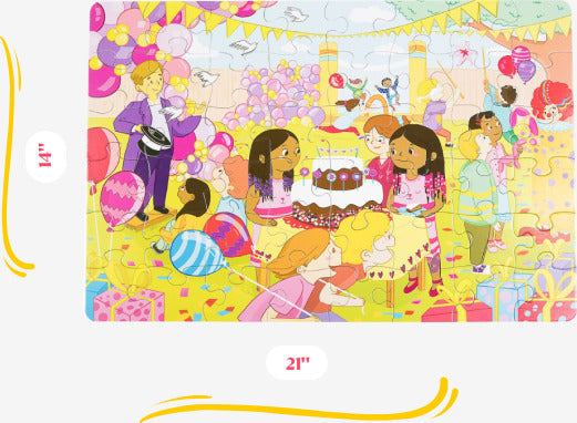 Birthday Balloons Puzzle 48 Piece Jumbo Floor Puzzle