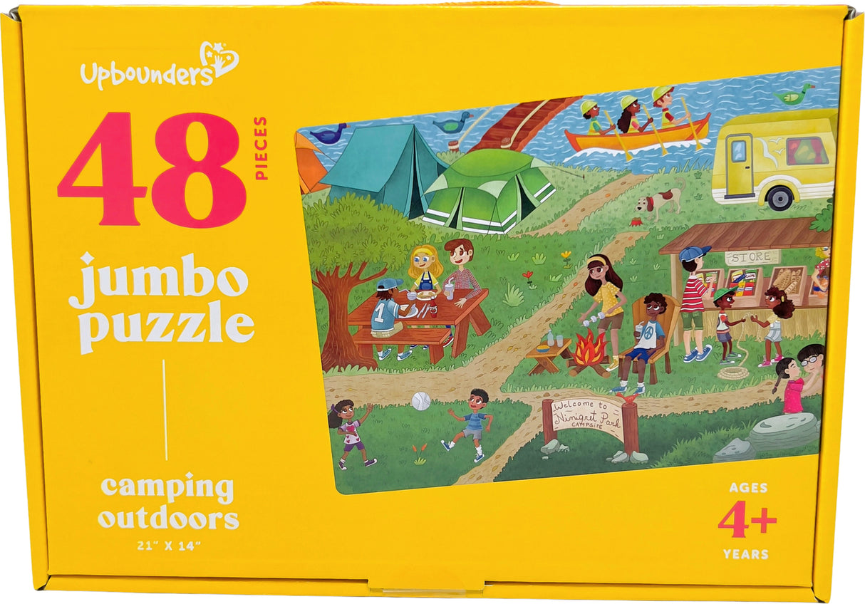 Camping Outdoors 48 Piece Jumbo Puzzle