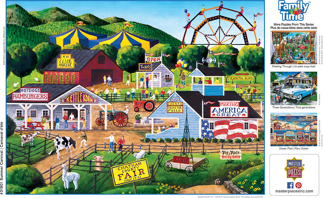 Family Time - Summer Carnival 400 Piece Puzzle