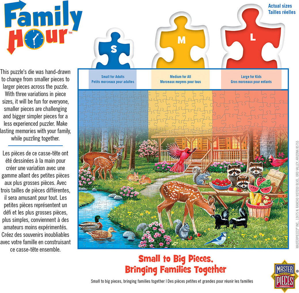 Family Time - Creekside Gathering 400 Piece Puzzle