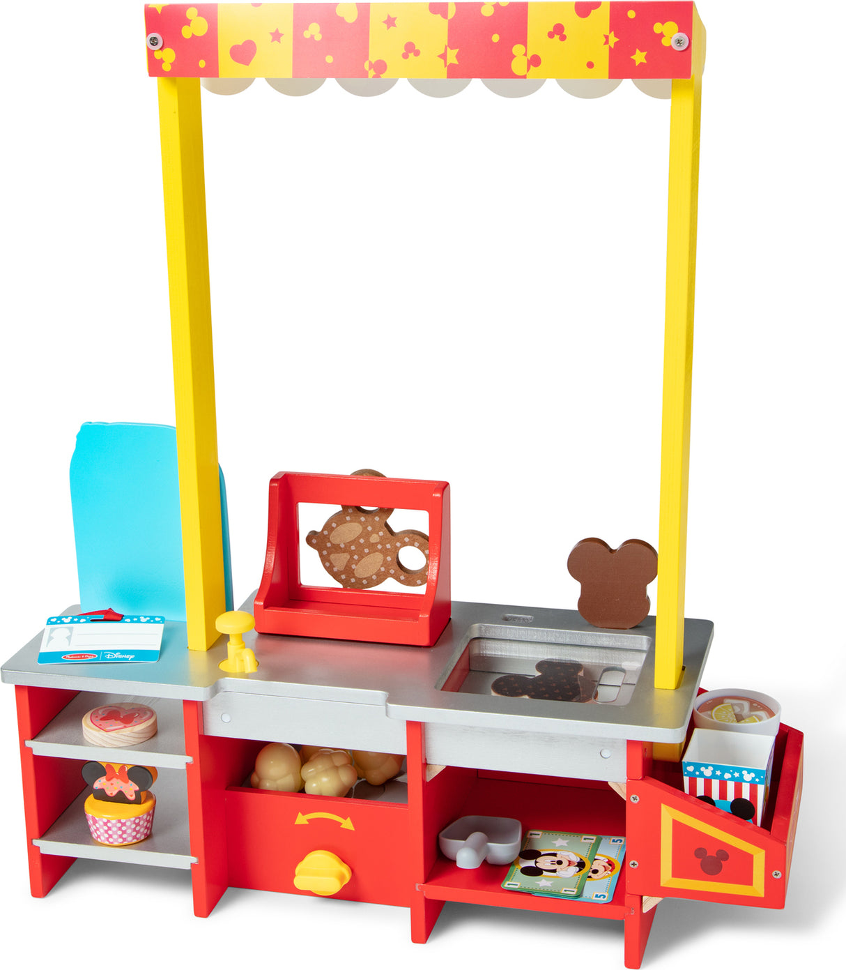 Disney Snacks and Popcorn Wooden Food Counter