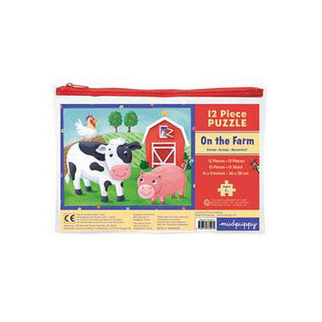 On the Farm 12 Piece Puzzle