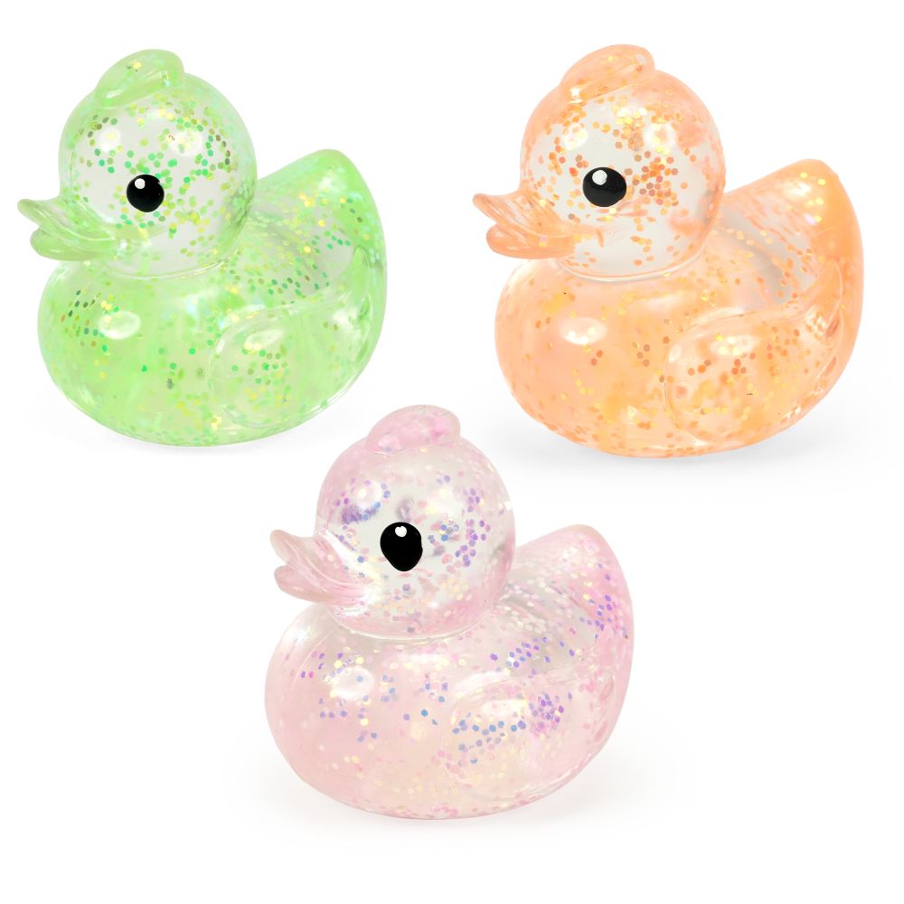Stretchy Glow Ducks Glow in the Dark Toy - Assorted Colors