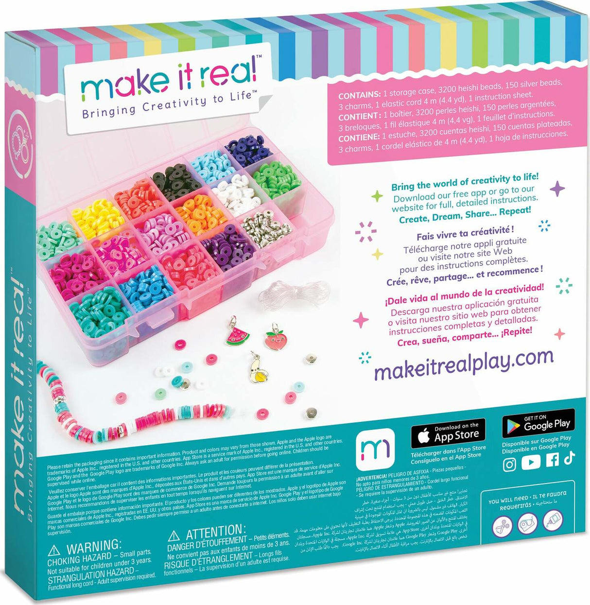 Heishi Bead Kit - Square Box