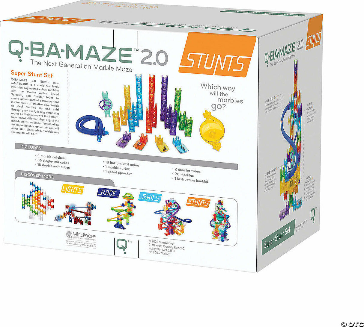 Q-BA-MAZE 2.0 Super Stunt Set