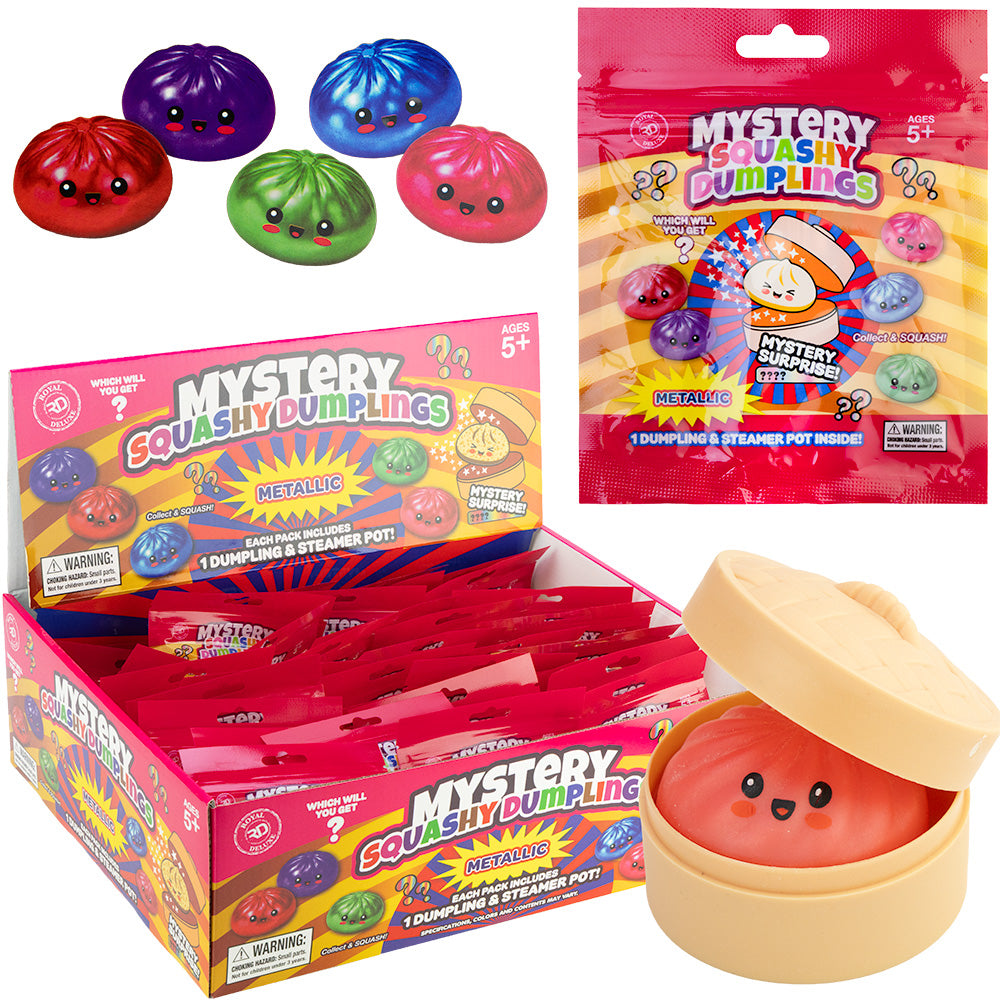 Mystery Metallic Squishy Mini Dumplings Blind Bag