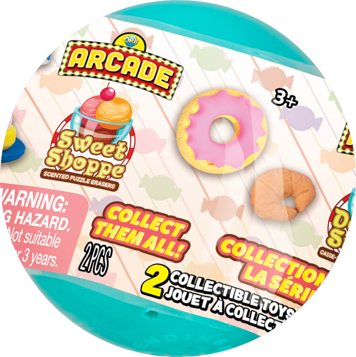 ORB Arcade Sweet Shoppe Erasers