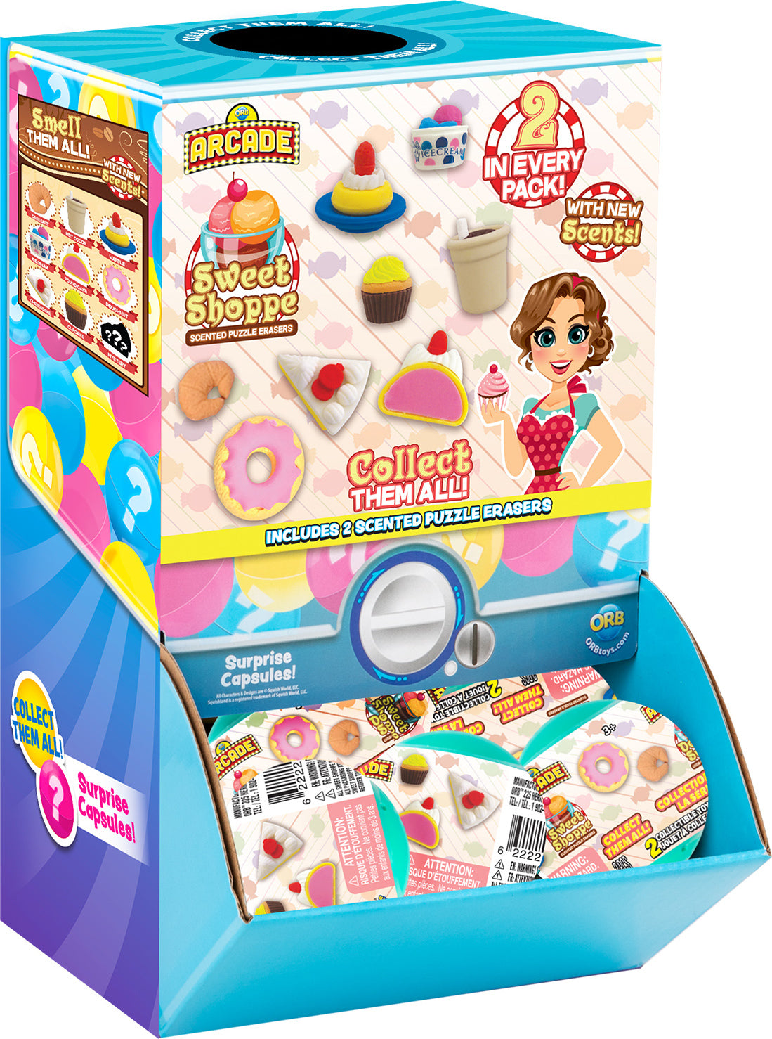 ORB Arcade Sweet Shoppe Erasers