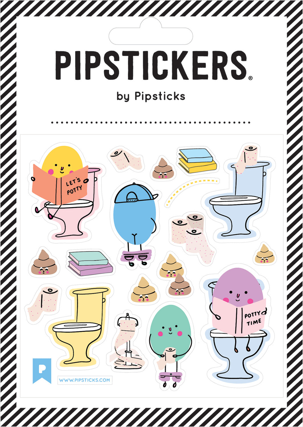 Stickers -  It's Potty Time (4x4)