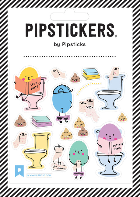 Stickers -  It's Potty Time (4x4)