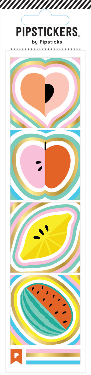 Stickers -  Groovy Fruits (2x8)