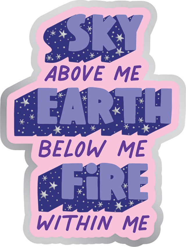 Stickers -  Sky Earth Fire Vinyl
