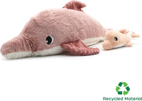 Dolphin Mom and Her Baby (Pink)