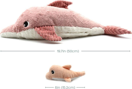Dolphin Mom and Her Baby (Pink)