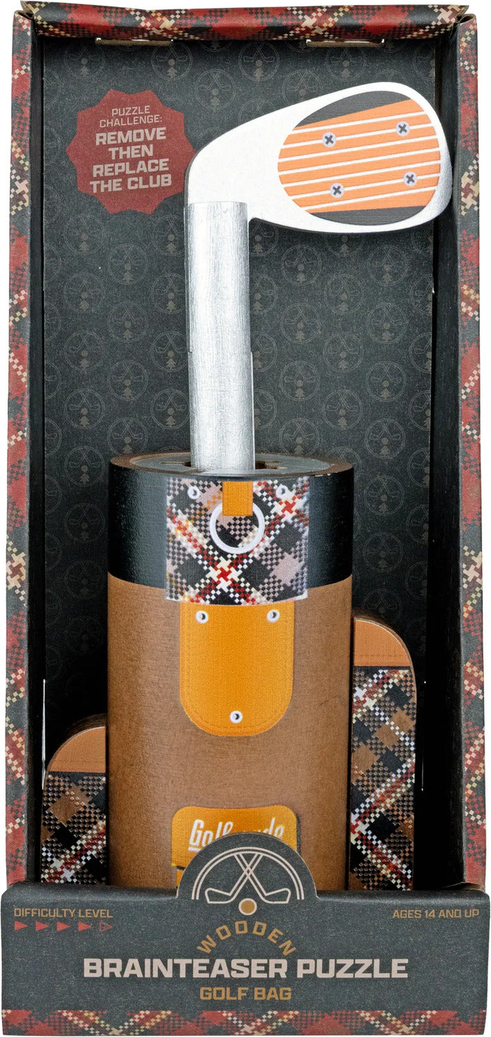 Heritage Wooden Golf Bag Puzzle