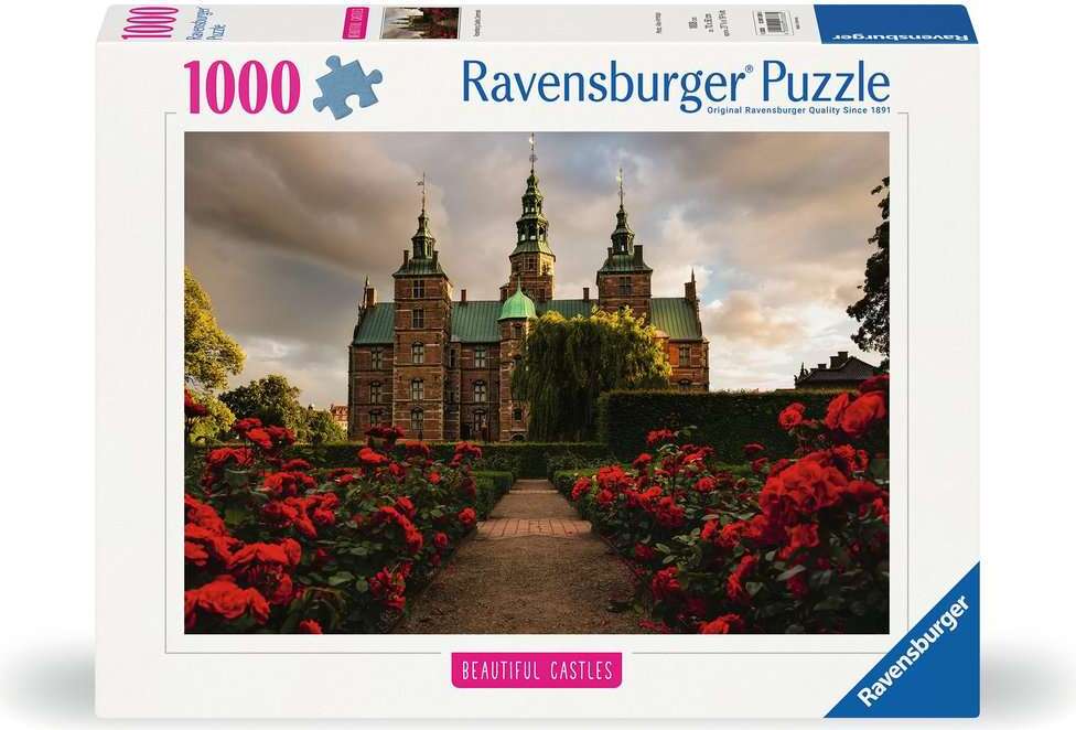 Jigsaw Puzzle Rosenborg Castle, Denmark - 1000 Pieces Puzzle