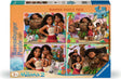 Disney Moana Bumper Pack  4x100pc Puzzles