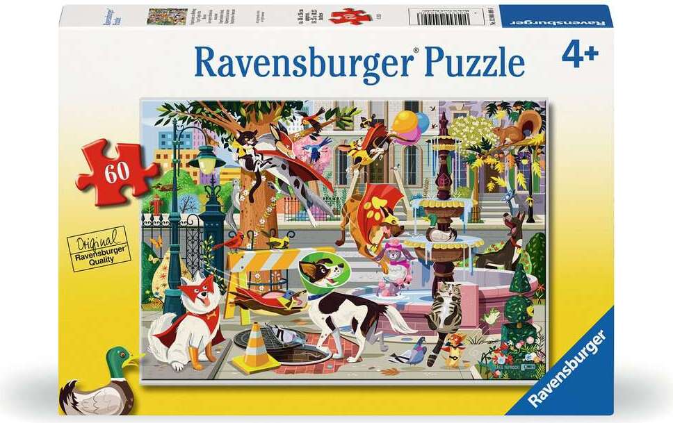 Super Dogs to the Rescue 60 Pc Puzzle