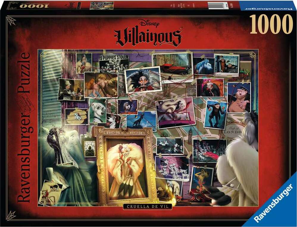 Disney Villainous: Cruella de Vil (1000 pc Puzzle)