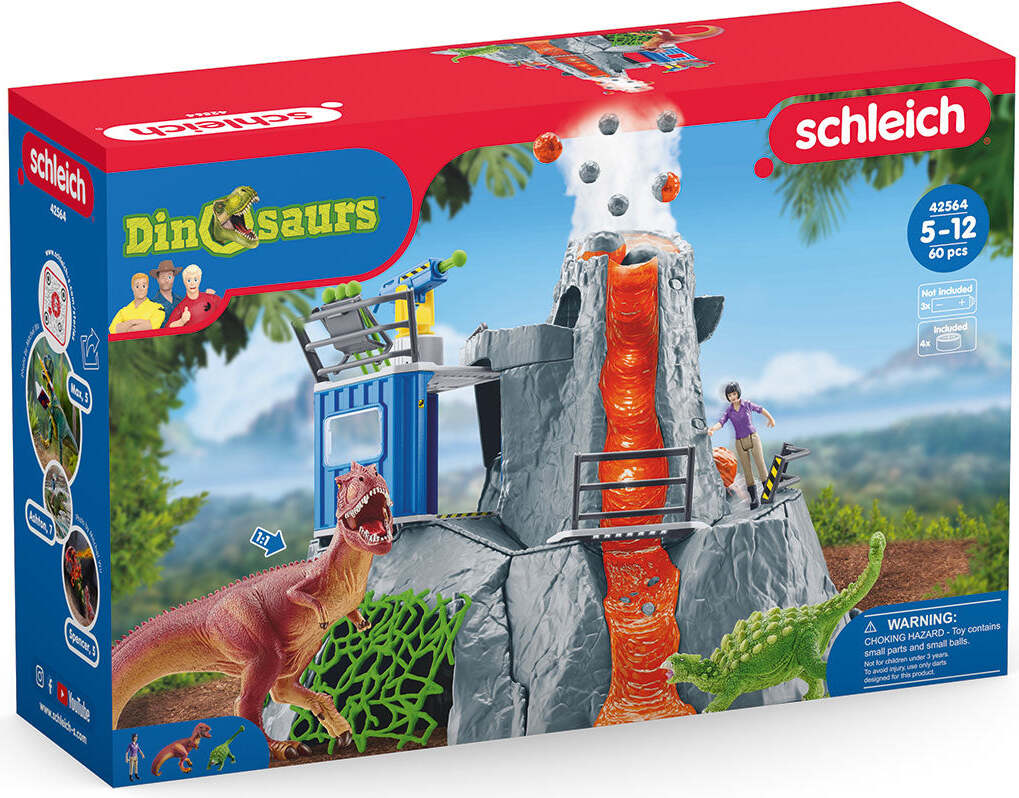 Volcano Expedition Base Camp Dinosaur Playset
