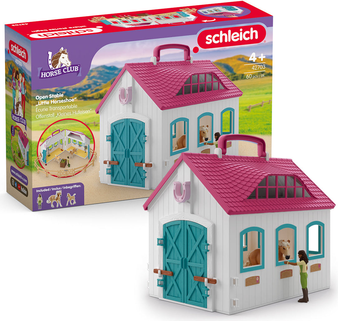 schleich HORSE CLUB Open Stable "Litte Horseshoe"