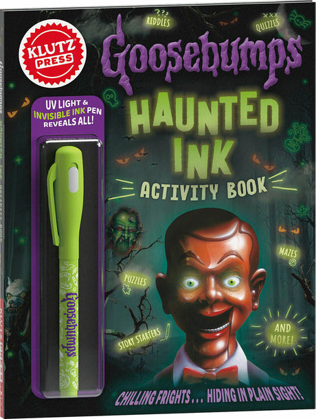 Goosebumps Haunted Ink Activity Book