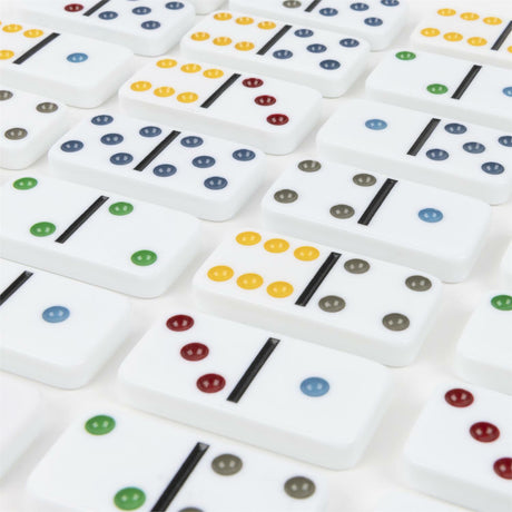 Double Six Dominoes Set in Storage Tin