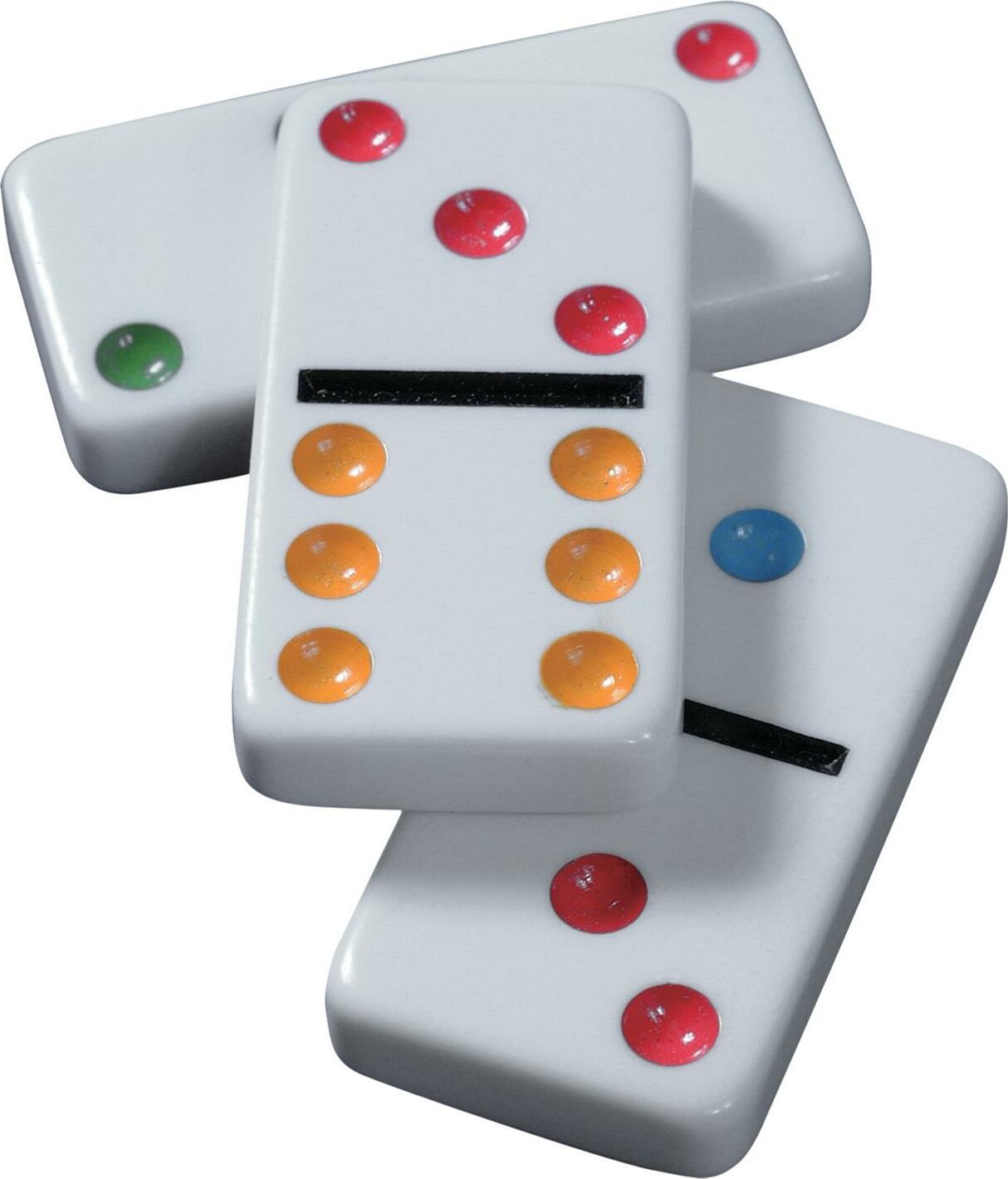 Double Six Dominoes Set in Storage Tin