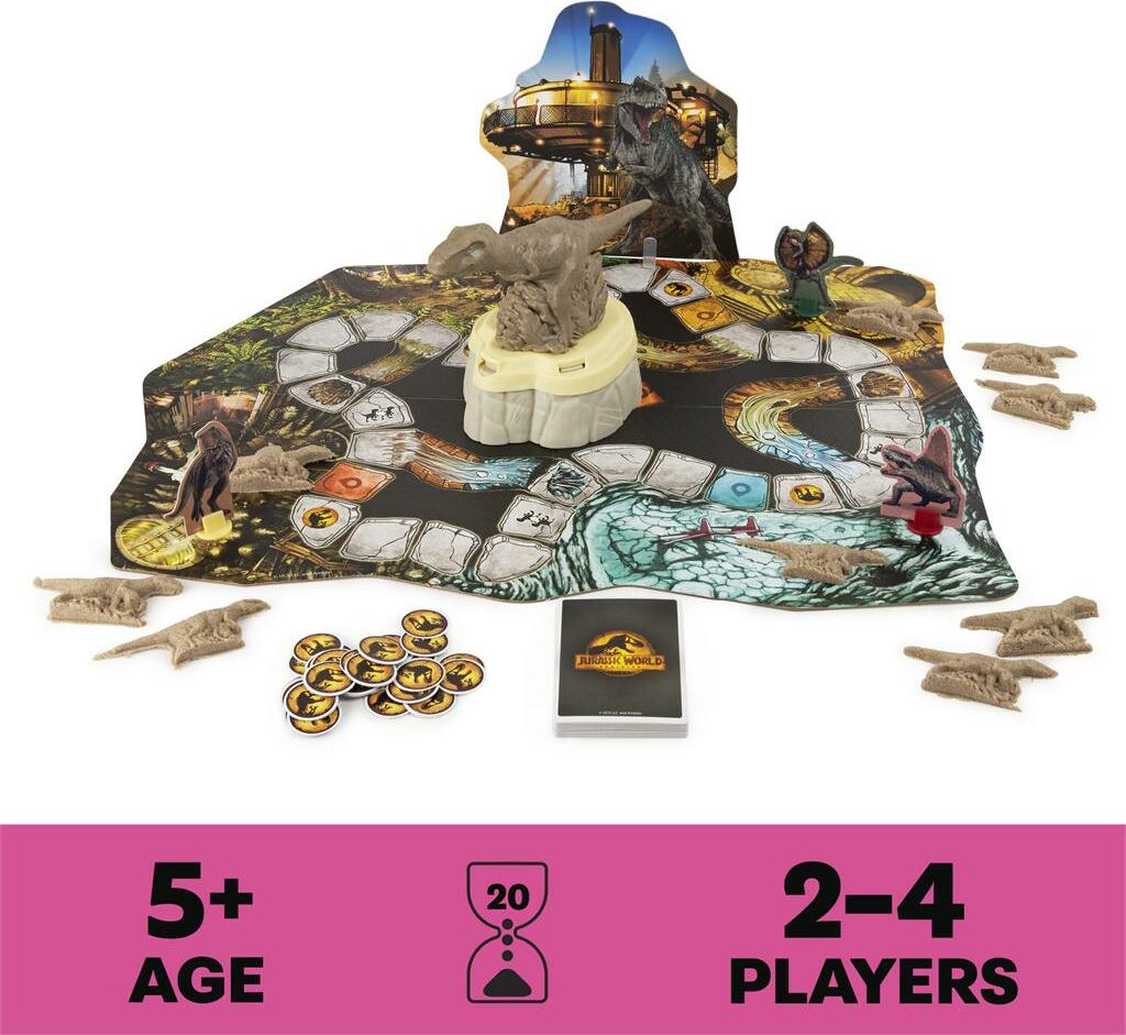 Jurassic World Dominion - Stomp N' Smash Board Game