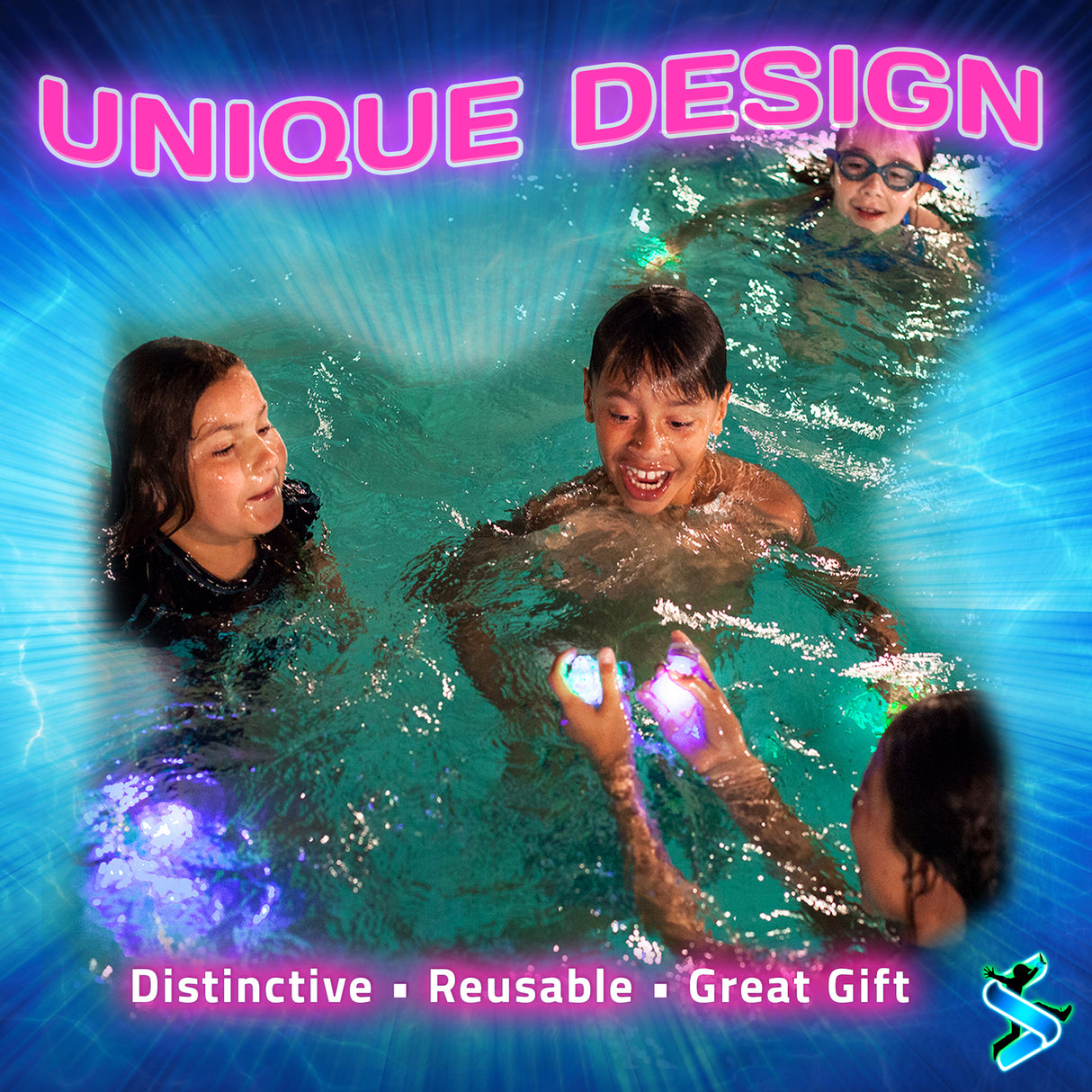 Dive Diamonds: Underwater Pool Toys that Glow